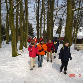 Wandelen in sneeuw